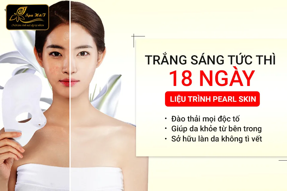 spa làm trắng da mặt